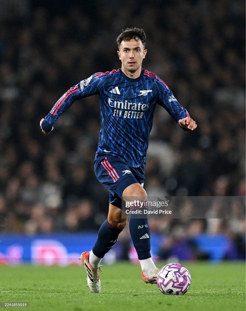 アーセナル 25/26 ユニフォーム アウェイ 長袖 スビメンディ フルパッチ