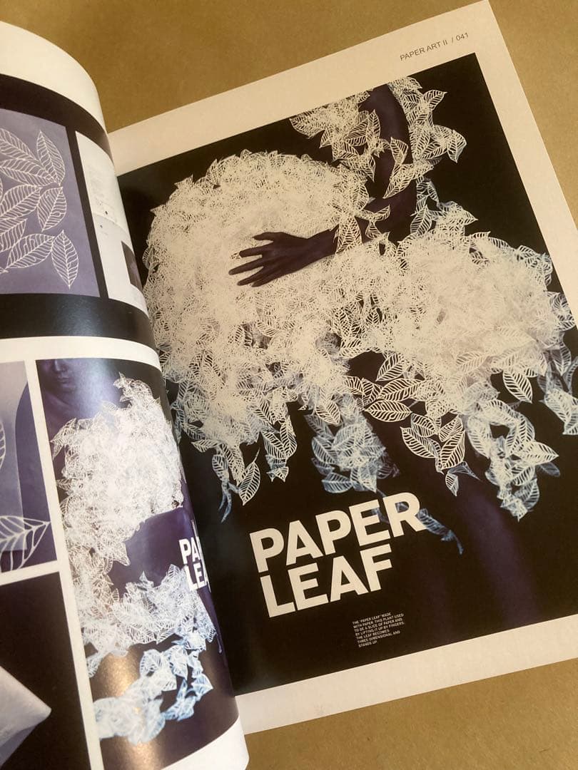 PAPER ART Ⅱ 紙　ペーパー　作品集　デザイン　創造性