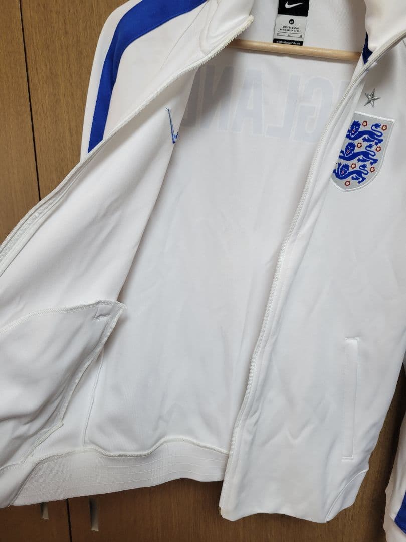 【希少/2014年W杯】ナイキ イングランド代表 アンセムジャケット 白 M