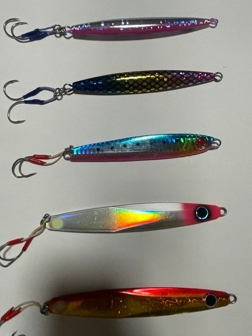 メタルジグ80g〜まとめ売り22個 多色展開 ジギング