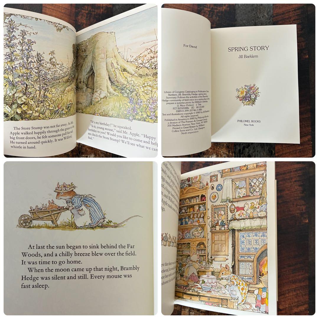 【目立った傷や汚れなし】SPRING STORY　ジル・バークレム　洋書　絵本