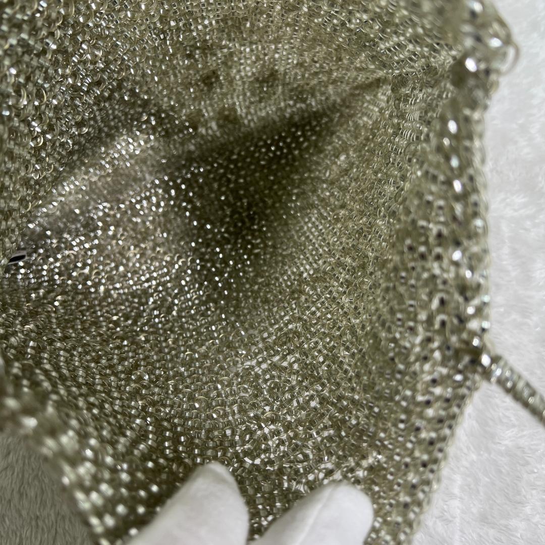 《良品》アンテプリマ シルバー ワイヤーバッグ フラワーモチーフ