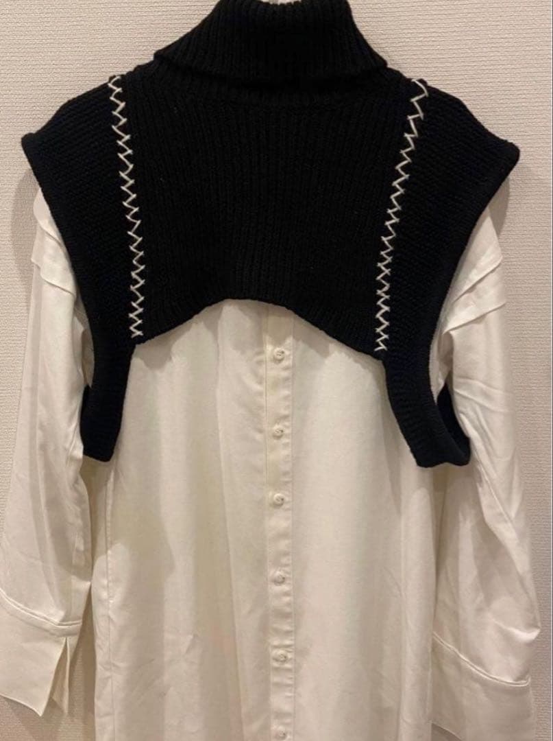 UN3D. ベストセットシャツワンピース