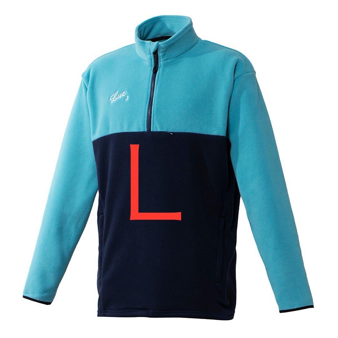 【新品未開封】 HALFZIP FLEECE TOP(ブルー×ネイビー) L