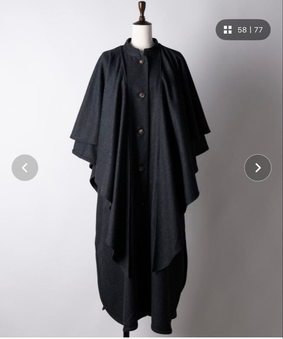 LA BELLE ETUDE ドレープケープコート