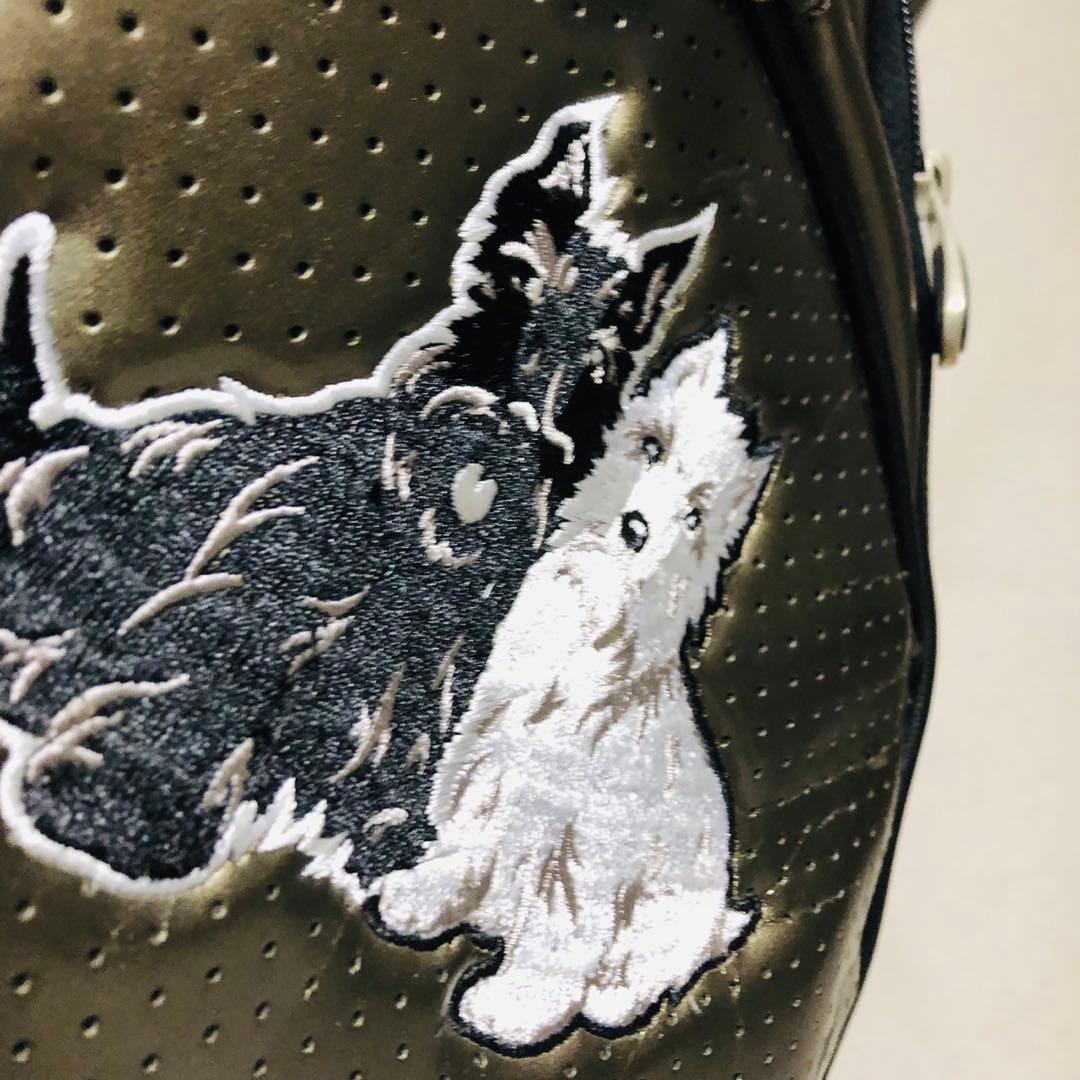 I72 ブラック＆ホワイト キャディバッグ ゴルフバッグ