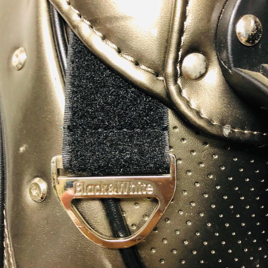 I72 ブラック＆ホワイト キャディバッグ ゴルフバッグ