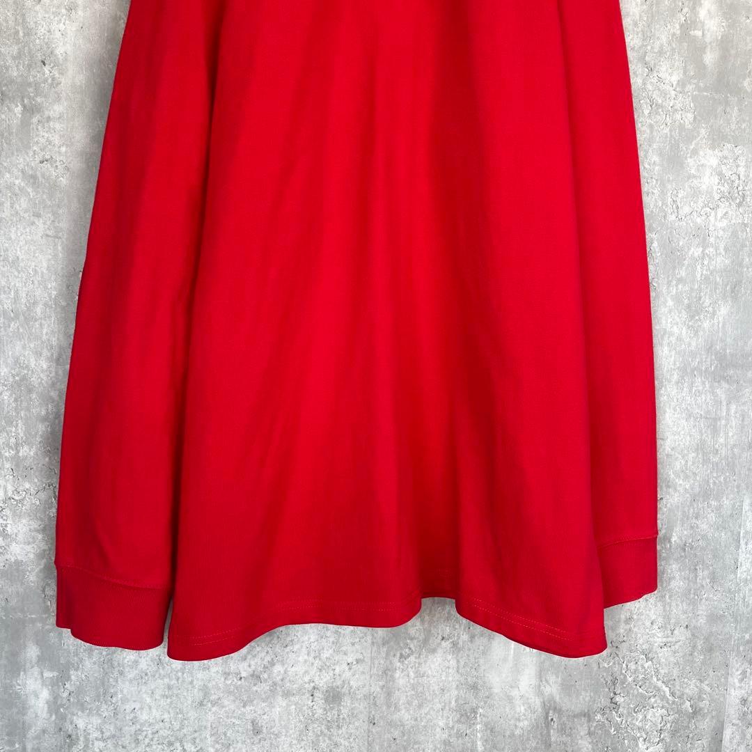 【Lサイズ】ポロ ラルフローレン 長袖 ラガーシャツ 古着 エルボーパッチ