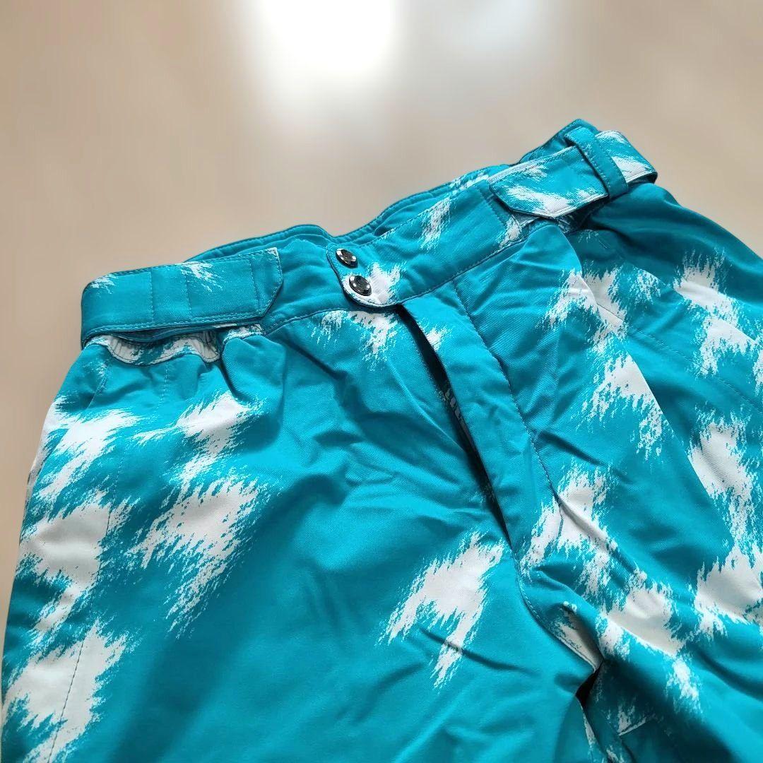 ミズノ スキーウェア上下セット ◆デモモデル◆　Mサイズ　メンズ　水色×赤