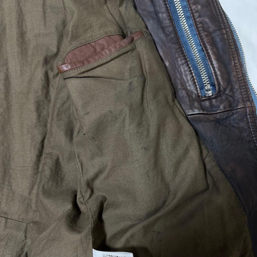 特殊個体 R.NEWBOLD ホースハイド 変形 ダブルライダース ジャケット