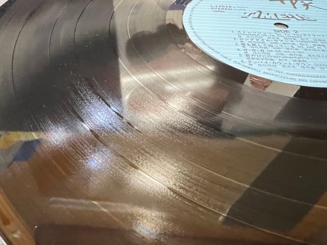 少年隊 TIME-19 レコード LP L-12618完品ステッカー付1987年