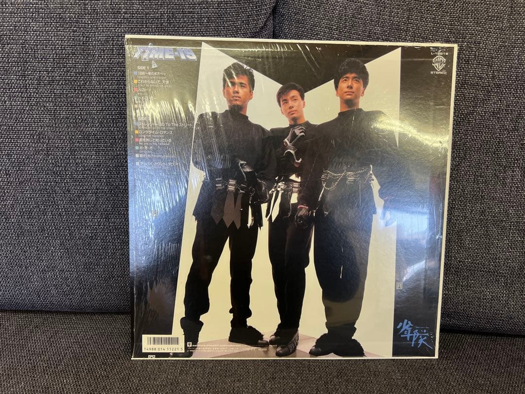少年隊 TIME-19 レコード LP L-12618完品ステッカー付1987年