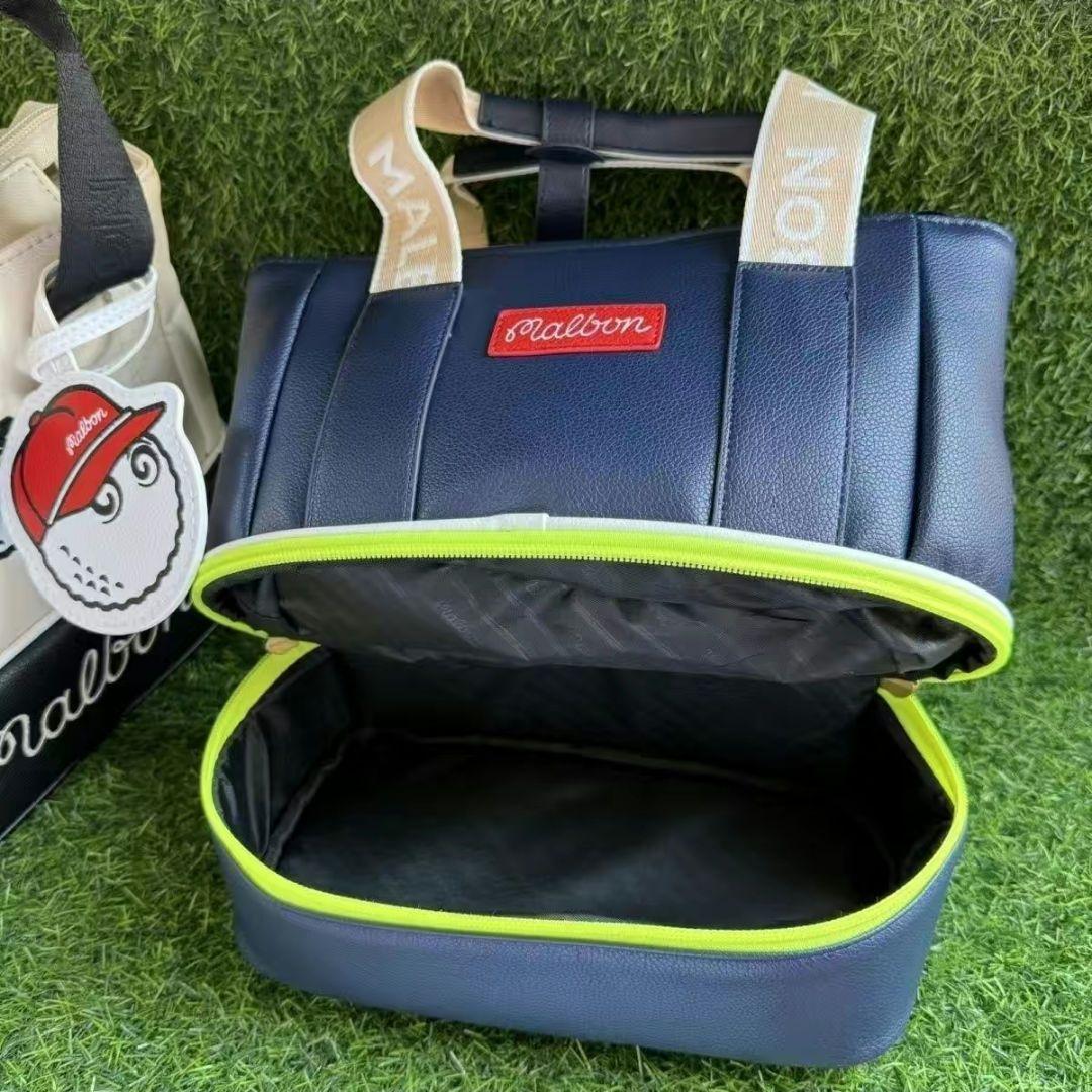 新品Malbon Golf マルボンゴルフ カートバック ハンドバッグ ホワイト
