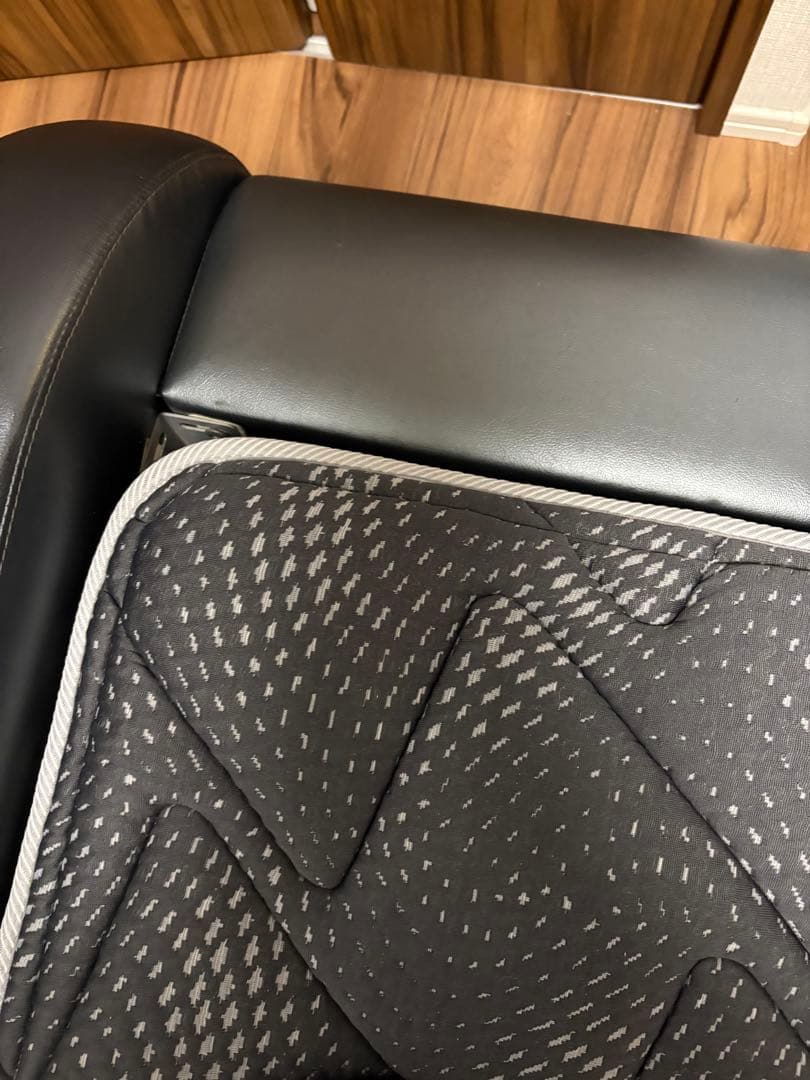 フランスベッド　ベッドフレームのみ　ワイドダブル　グレー　シルバー