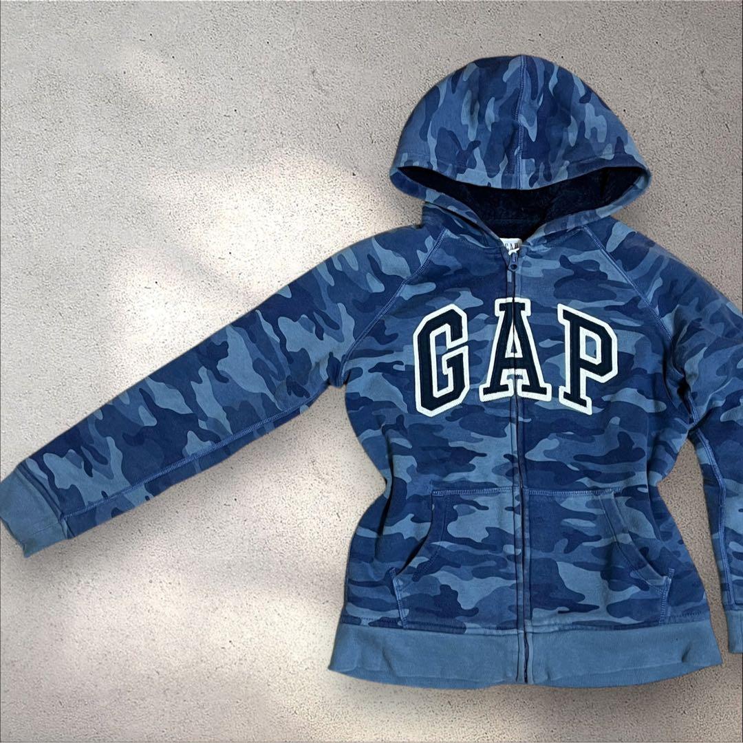 チャオ様、00s old GAP ジップパーカー　カモフラ　平成ギャル　y2k