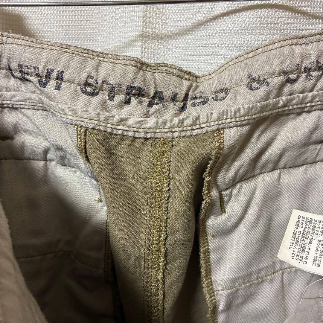 Levi’s ワイドカーゴパンツ 34インチ ゴールデンサイズ 裾ドローコード