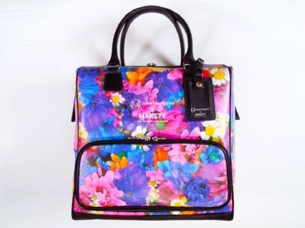 HER MAJESTY 花柄ボストンバッグ