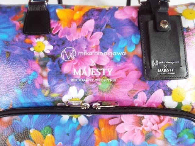 HER MAJESTY 花柄ボストンバッグ