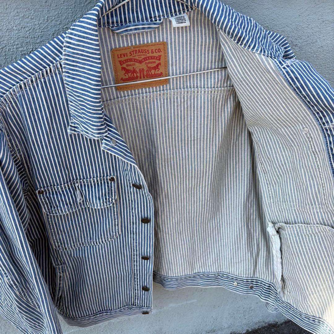 T*り様 Levi'sトラッカージャケット ヒッコリー デニムジャケット