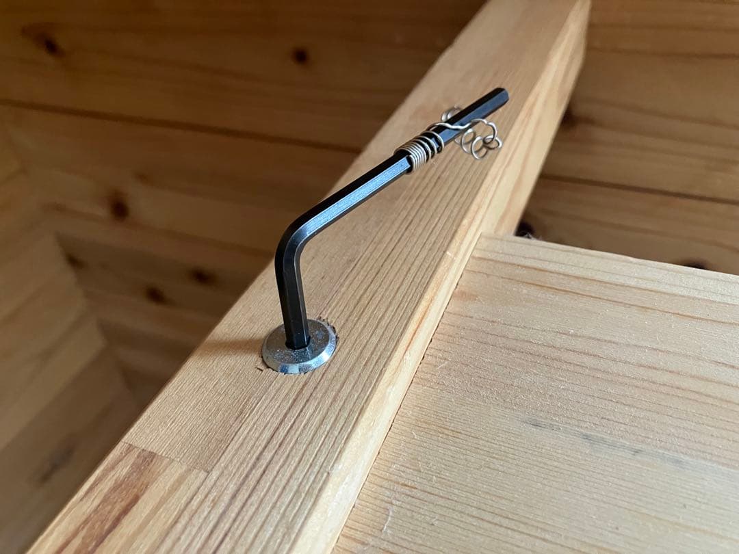 木製シングルベッドフレームとマットレスセット IKEA