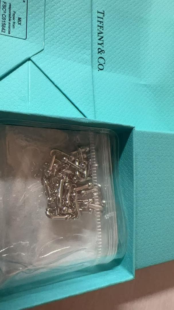 極美品 Tiffany & Co. シルバーチェーンブレスレット
