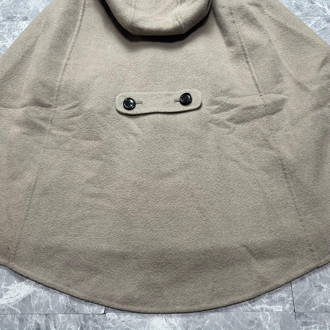 ブルーレーベルクレストブリッジ♡ 両面 リバーシブル ケープコート メガチェック