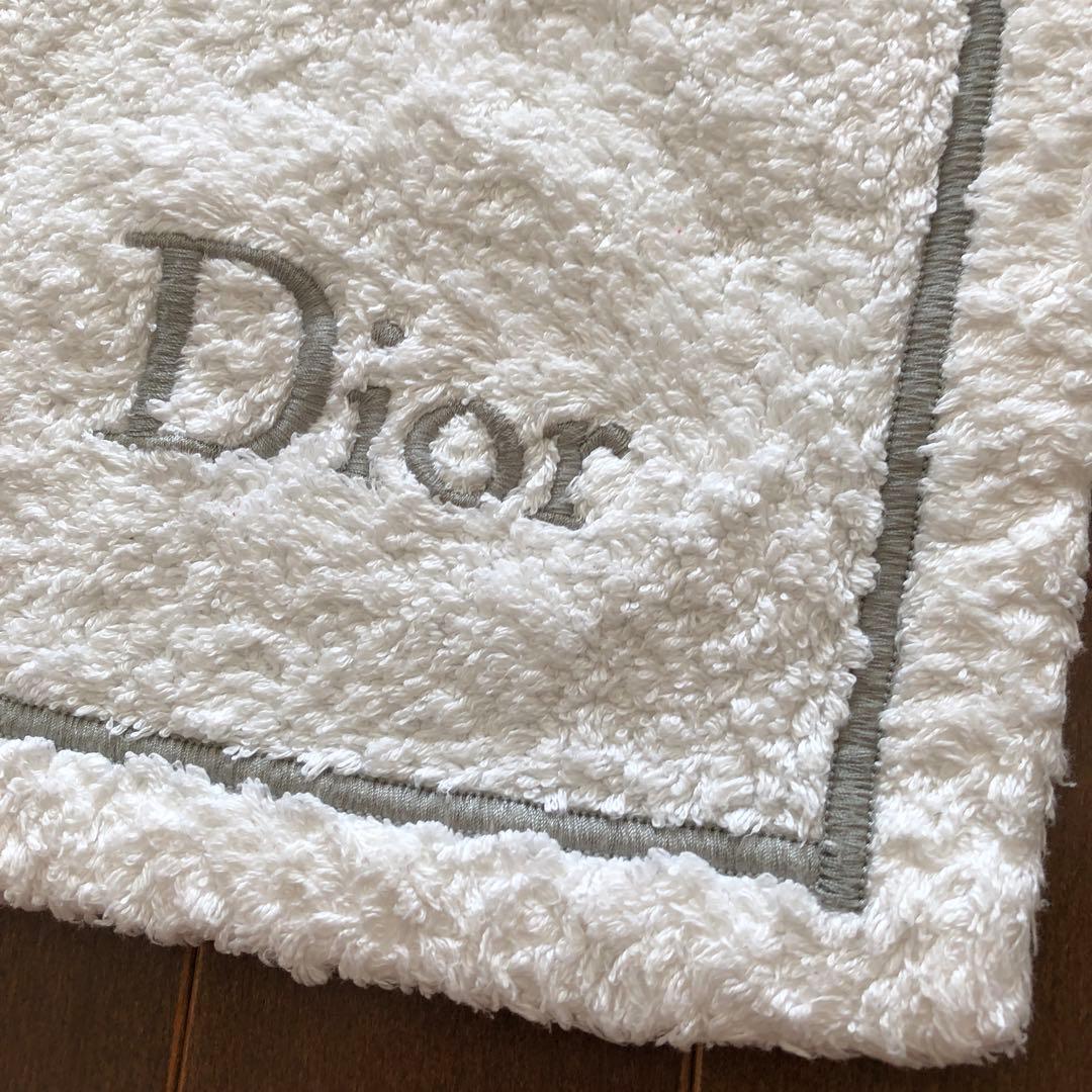 used クリスチャンディオール　フランス製　Dior刺繍　タオル(バスマット)