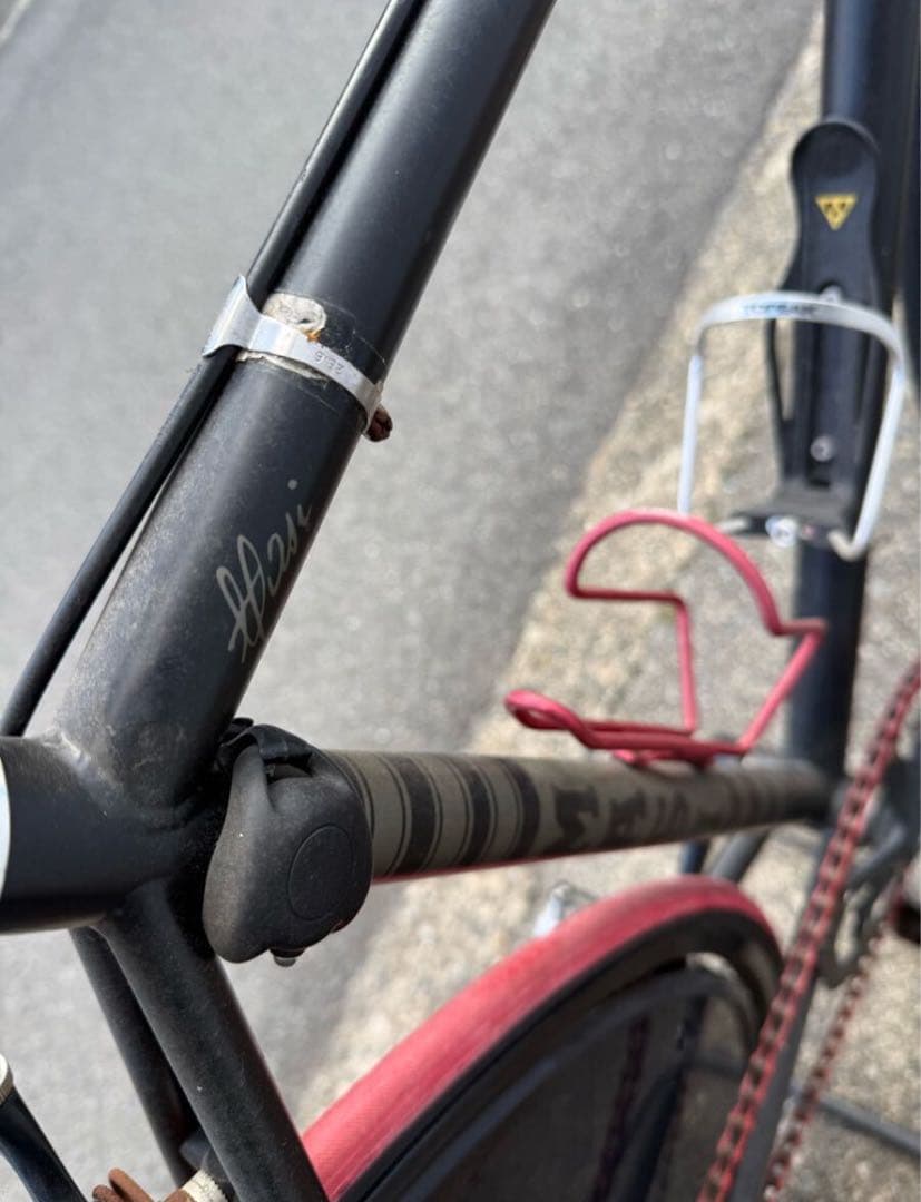 平政雄神戸市よりMASI ピスト 自転車　ピストバイク スタンド付きです。