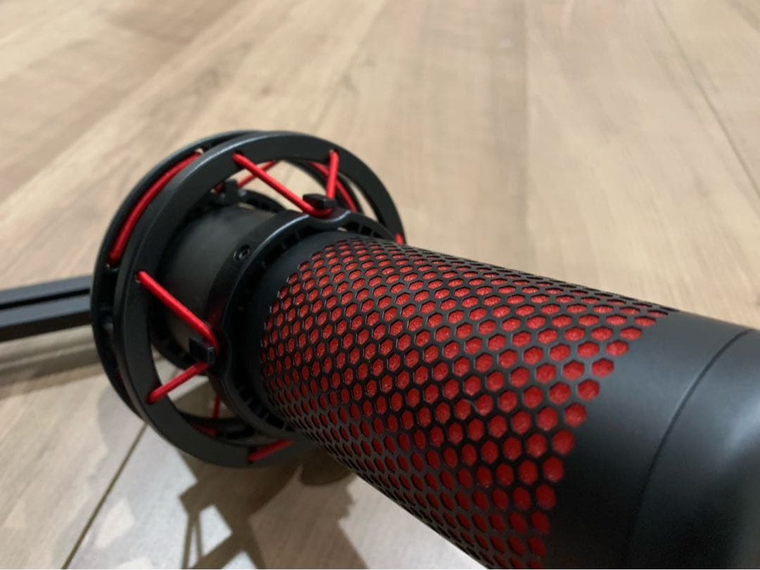 HyperX QuadCast マイク レッド/ブラック【美品】