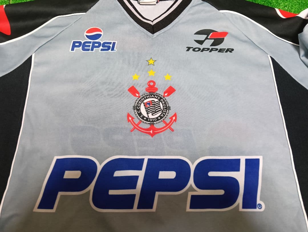 超希少！レトロ！トッパー製 コリンチャンス トレーニングトップ 2000年頃 G