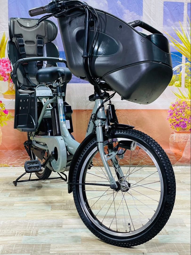 2020年！BIKKEビッケ12AH！⭐️子供乗せ電動アシスト自転車Y3699