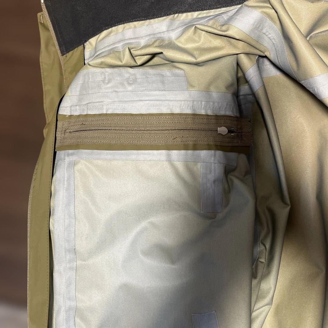 フィッシングジャケット[Pazdesign]パスデザインオリーブ色 フード付き