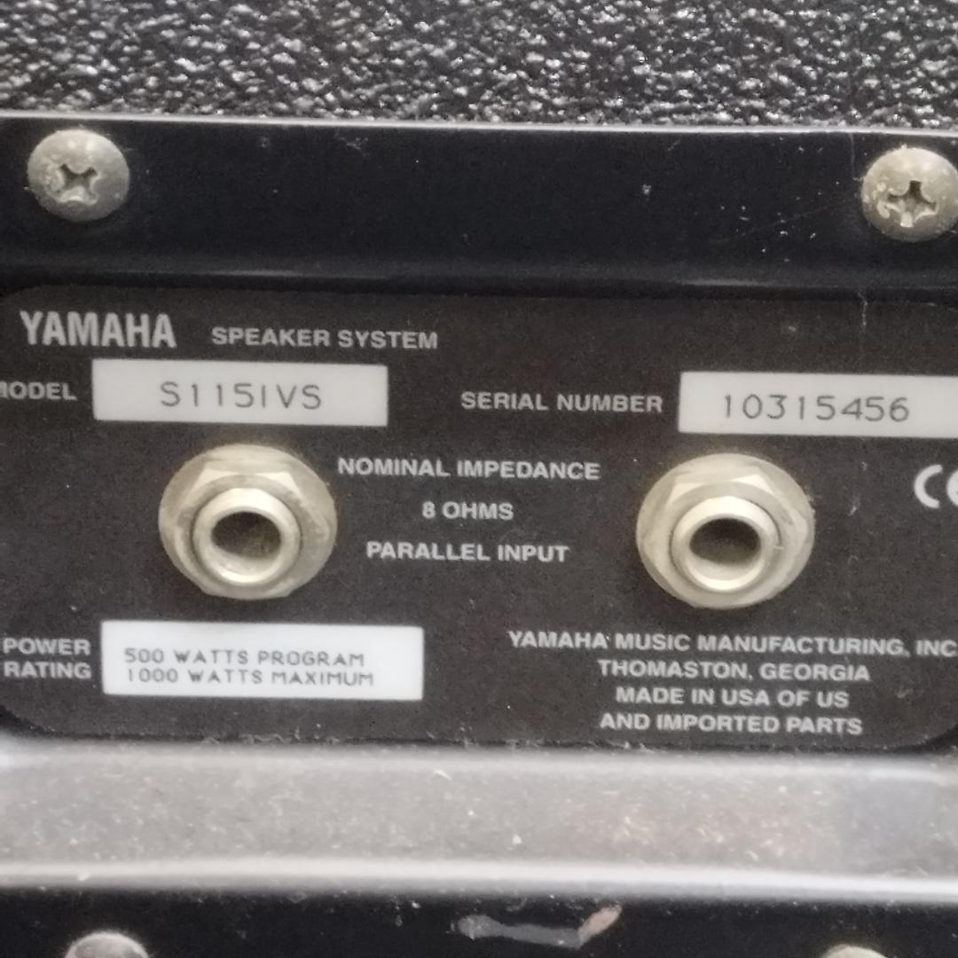 YAMAHA ヤマハ S115ⅣS PA スピーカー　ペア
