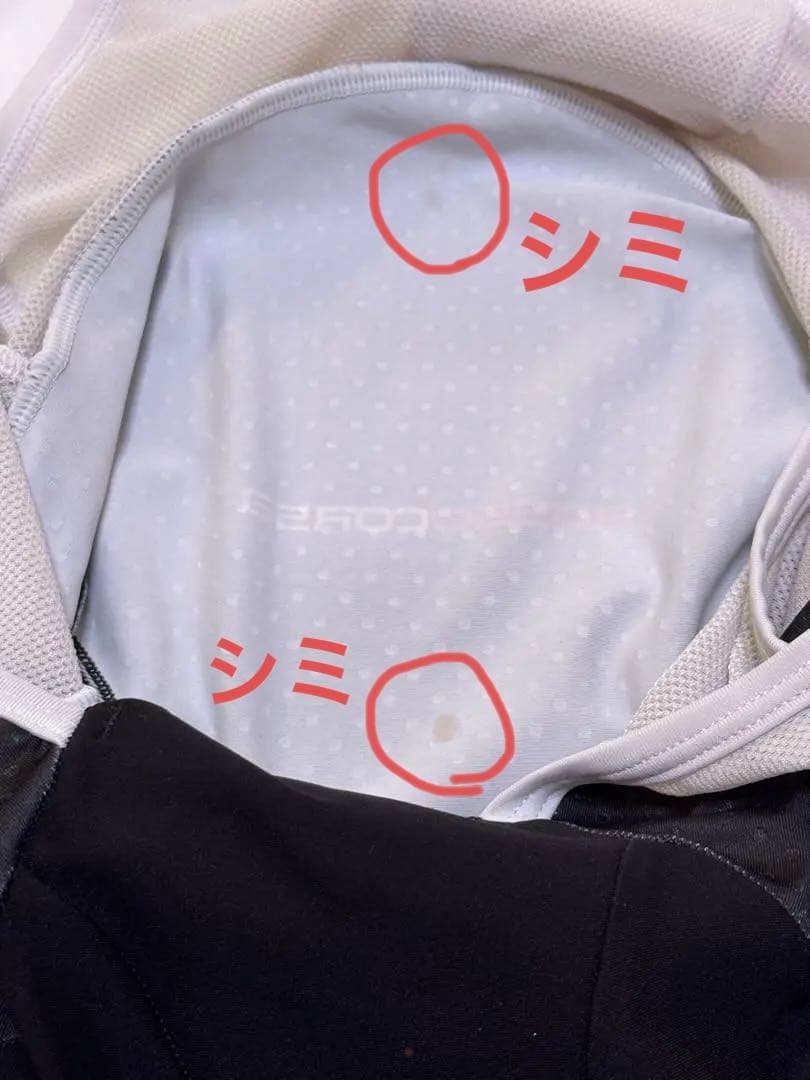 Castelli ビブタイツ ブラック/ホワイト/レッド