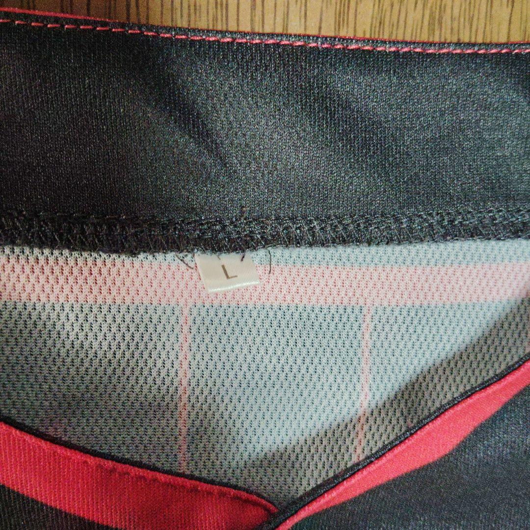 アルバルク東京 ベースボールシャツ　ストライプデザイン　Lサイズ