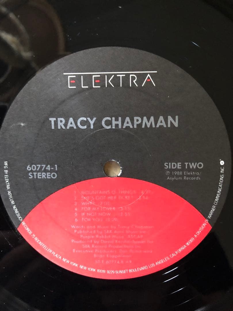 Tracy Chapman 88年US盤