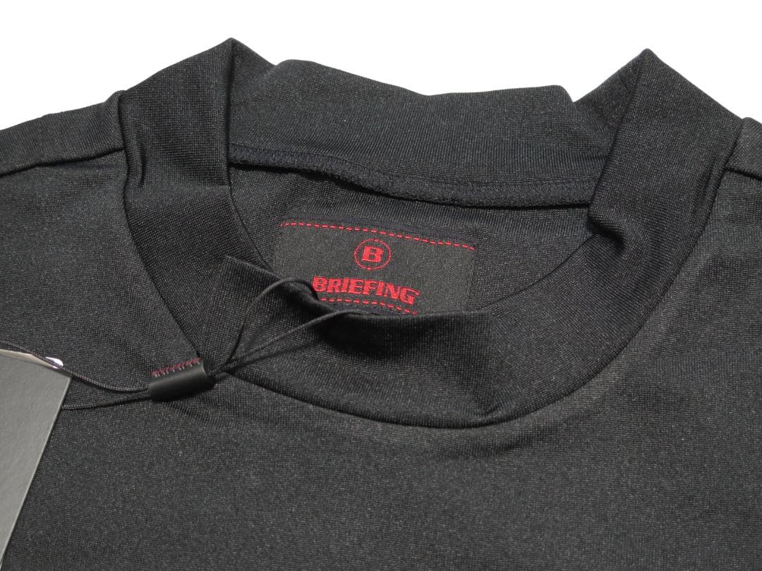 ⓂBRIEFINGGOLFブリーフィングゴルフストライプRFシャツブラック