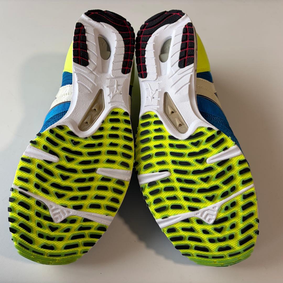 【未使用】MIZUNO ランニングシューズ 青/黄　陸上競技