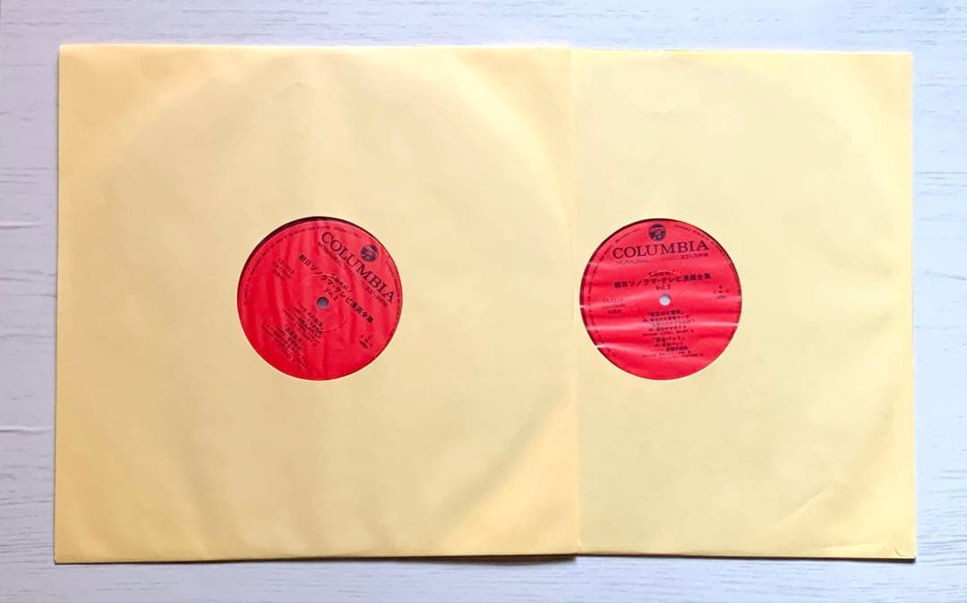 帯付４枚組LP『朝日ソノラマ・テレビ漫画全集2』オバケのQ太郎～佐武と市捕物控