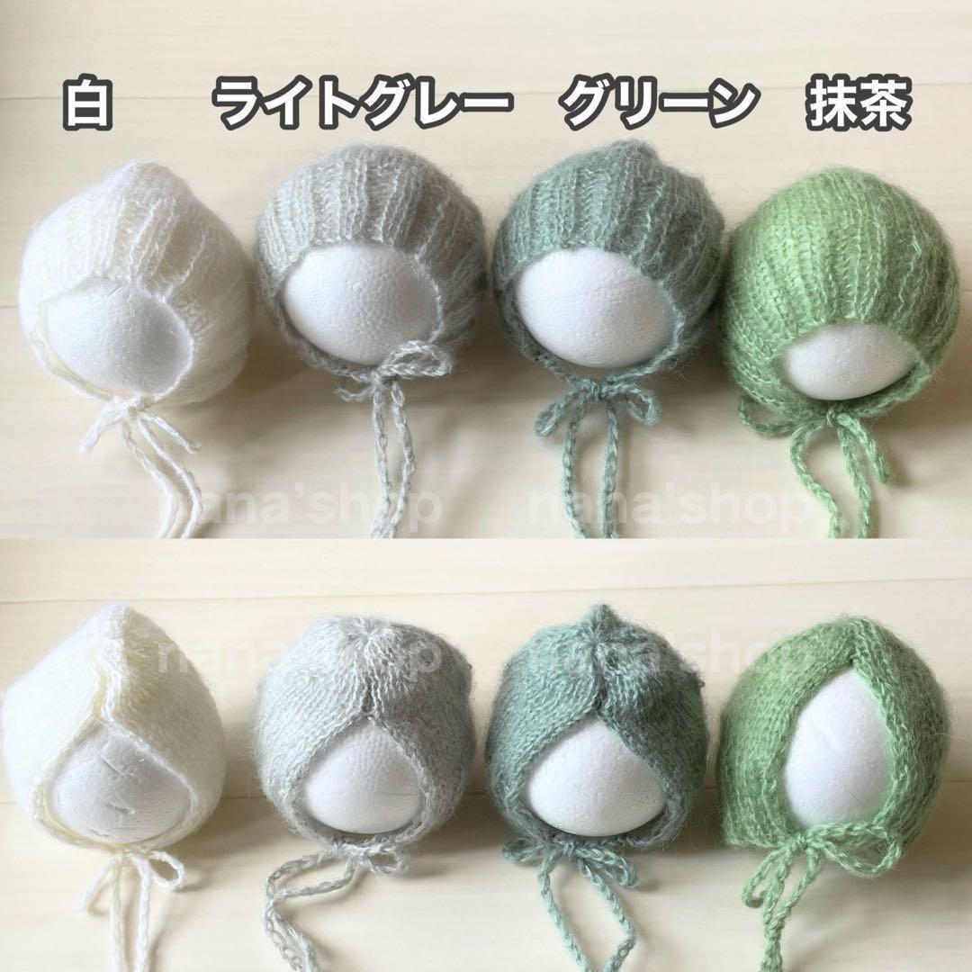 白♪ヘビ帽子&へびぬいぐるみ　巳年　ニューボーンフォト撮影衣装　へびボンネット