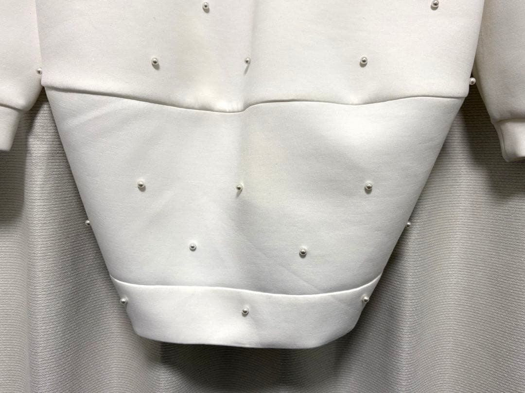 THE HANYコラボ 20th Chesty パール装飾フード付きパーカー