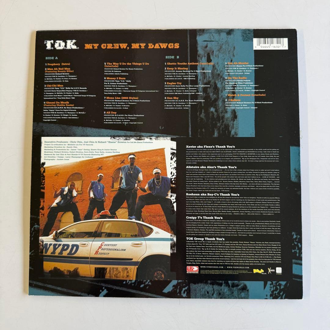 j*h様 T.O.K. My Crew, My Dawgs LP レゲエ