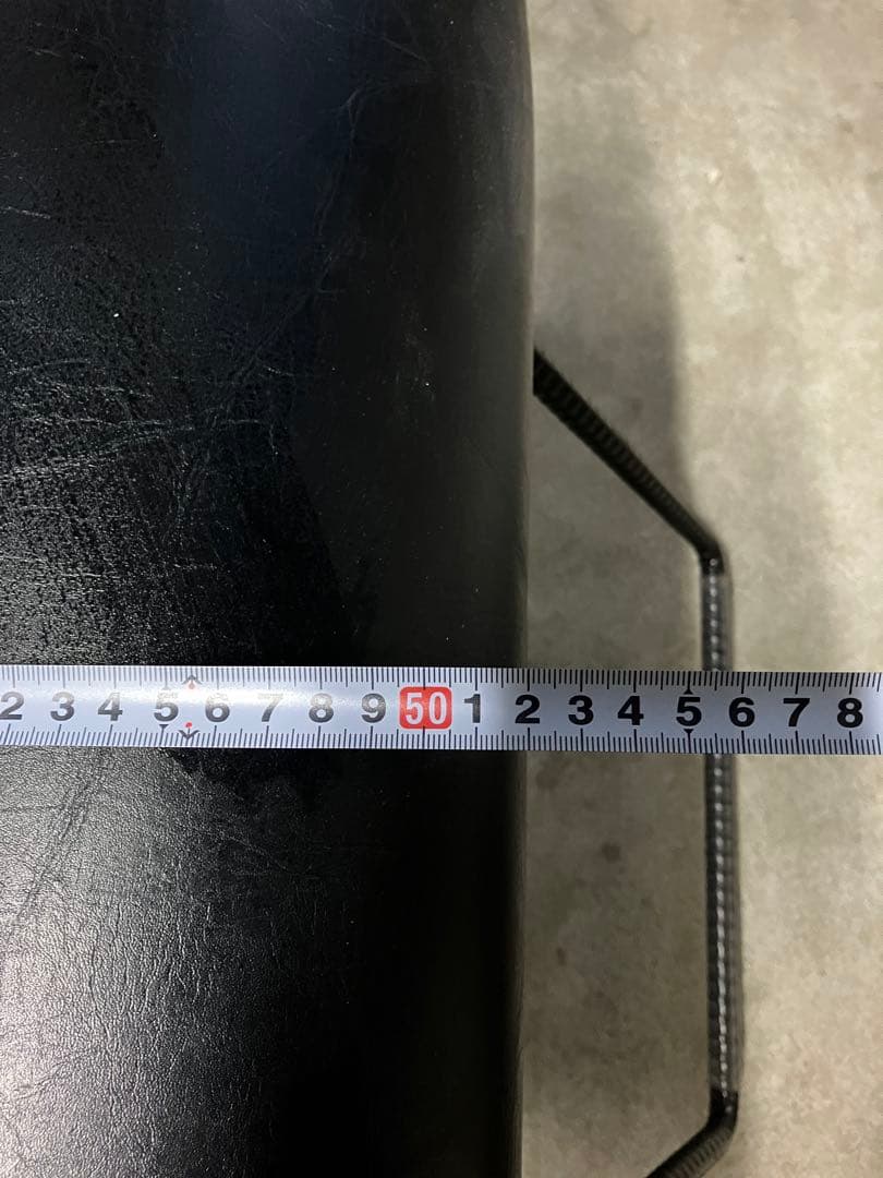 オオヒロ スタイリングチェア RETRO S ブラック レザー 美容室 美品