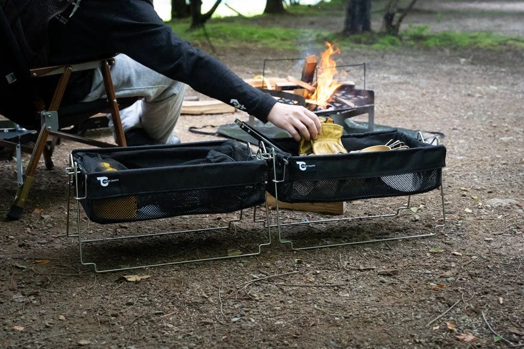 TOKYO CRAFTS バケットシェルフ メッシュ　2個セット