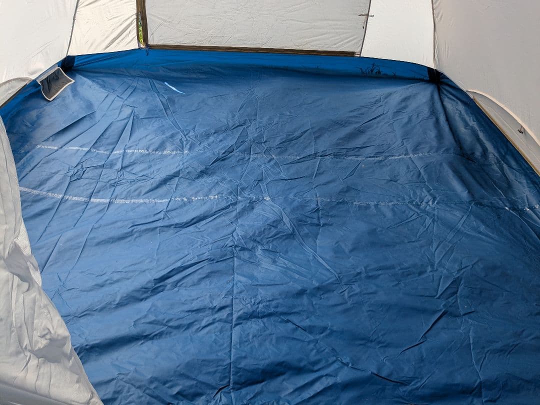 【美品】コールマン　ILタフワイドドームⅣ/300　インディゴレーベル　デニム柄