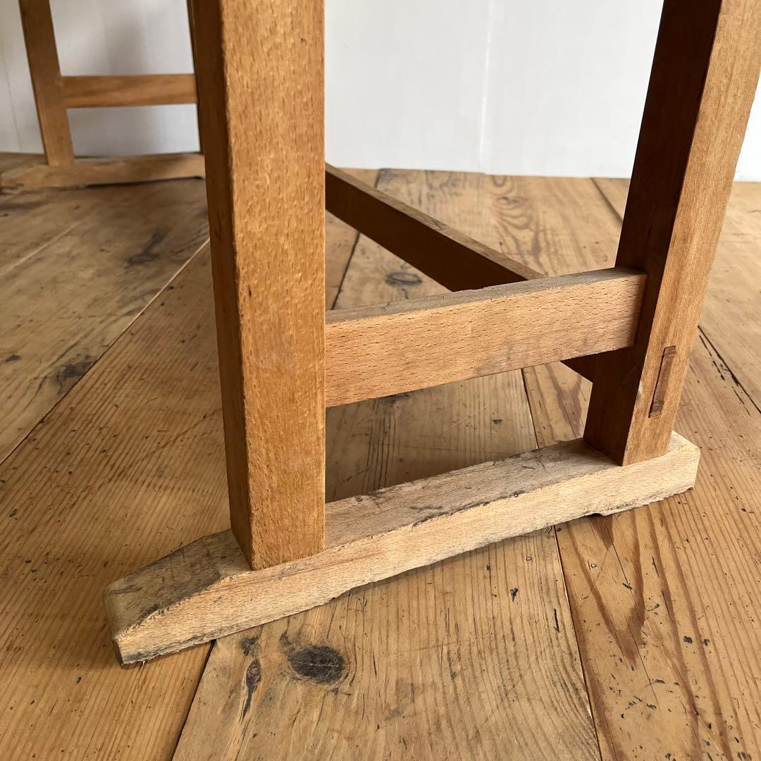 アンティーク 長机 テーブル 展示台 昭和レトロ z760