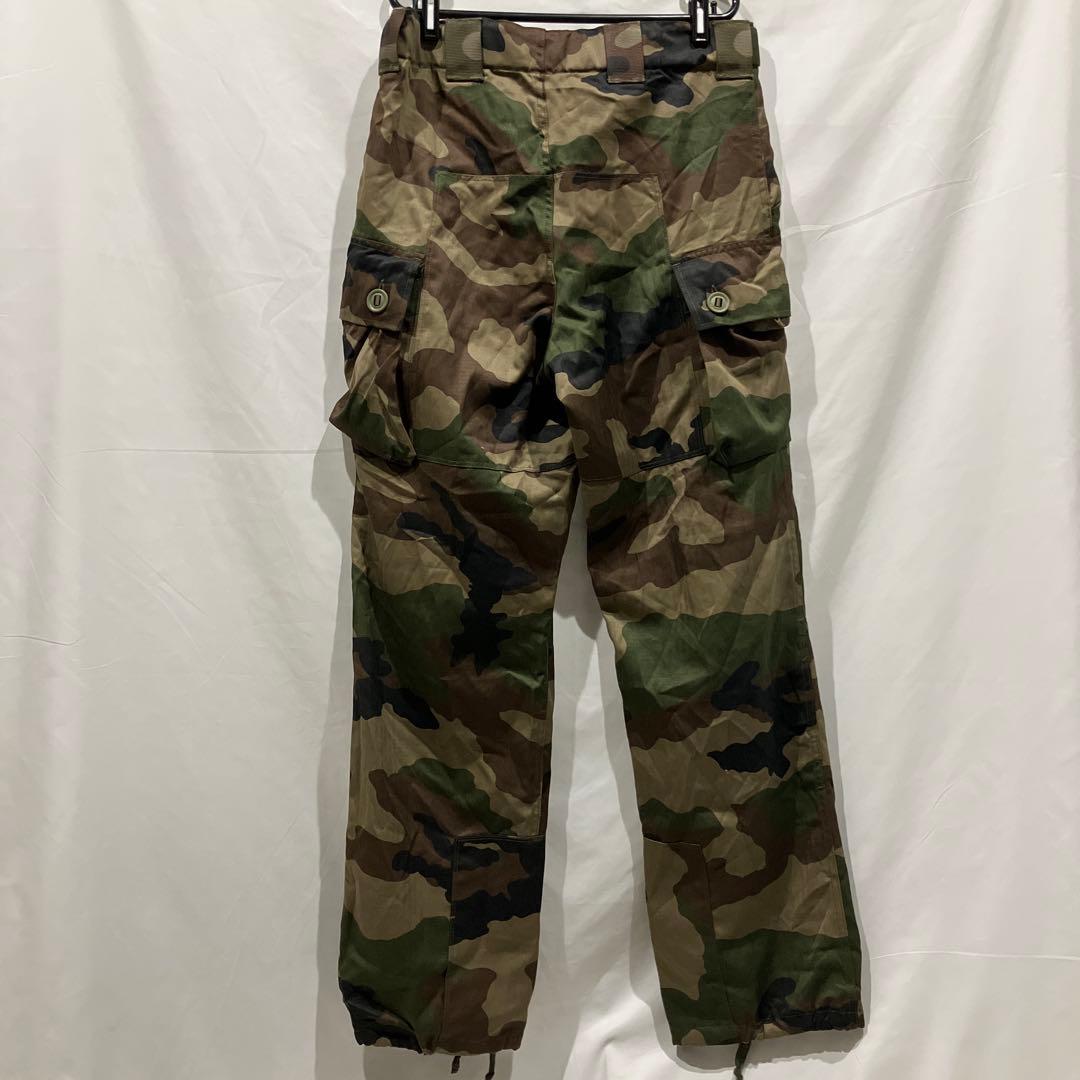 フランス軍F2カーゴパンツ　CCEカモ迷彩　Lサイズ　防蚊加工　ミリタリー古着