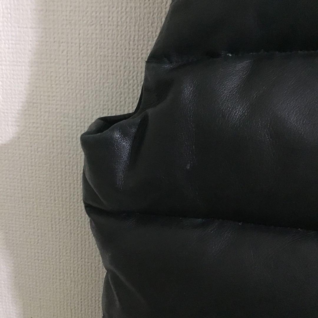 tommorowland レザーダウンベスト