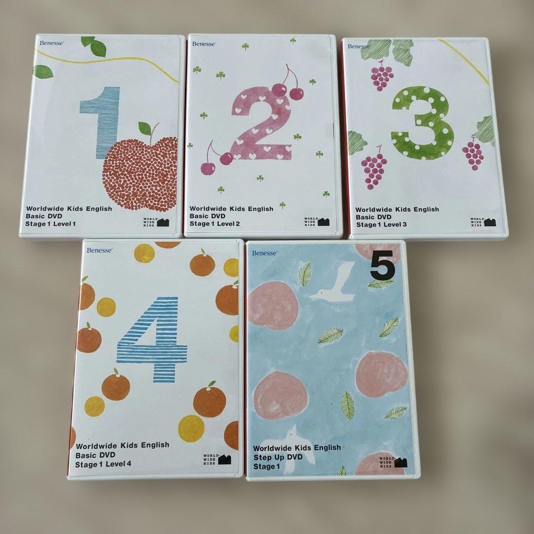 Worldwide kids English DVD stage1-6全30枚