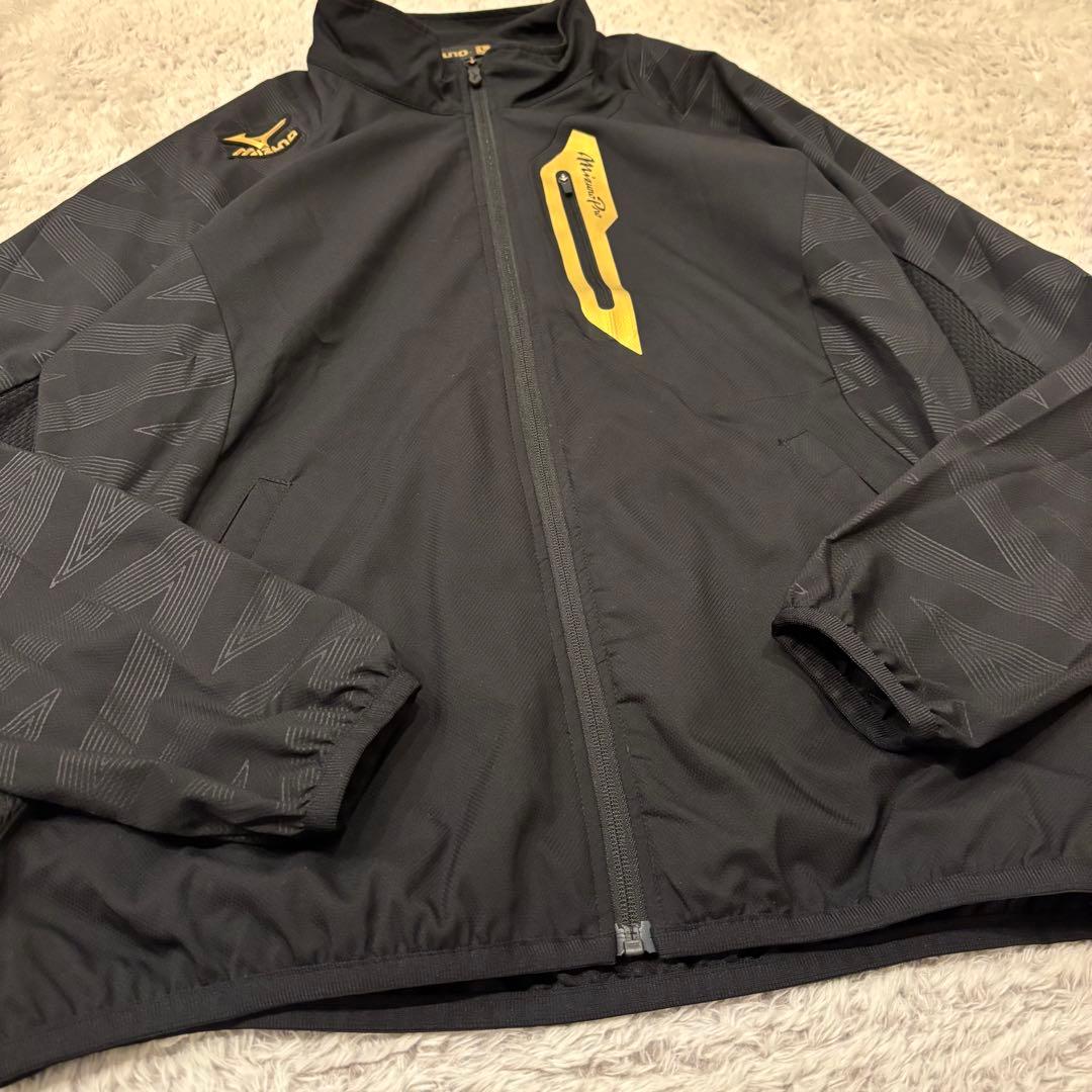 美品　Mizuno Pro ミズノプロ　ウインドブレーカー　セットアップ　L